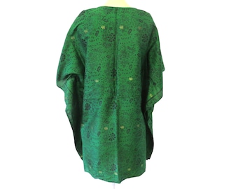 Silk Caftan Tunic From India Oversize Maternity Blouse/Dress 2 Models