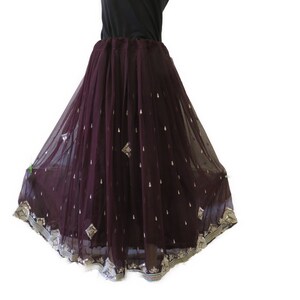 Vintage Sequin Skirts From India One size