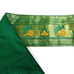 Brokat Borte von Sari 440 cm 8,5 cm Upcycling, Mittelalter Borte Antike Borte, Gewebte Borte, Ornament Borte, Unikat 5,80 pro m
