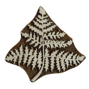 Timbri in legno indiani alberi/foglie stampa tessile blocco stampa timbri in legno per ceramica, tessuto, candele