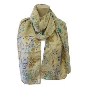 Lightweight Silk Scarf Pure Silk 180cm x 50cm 8 models