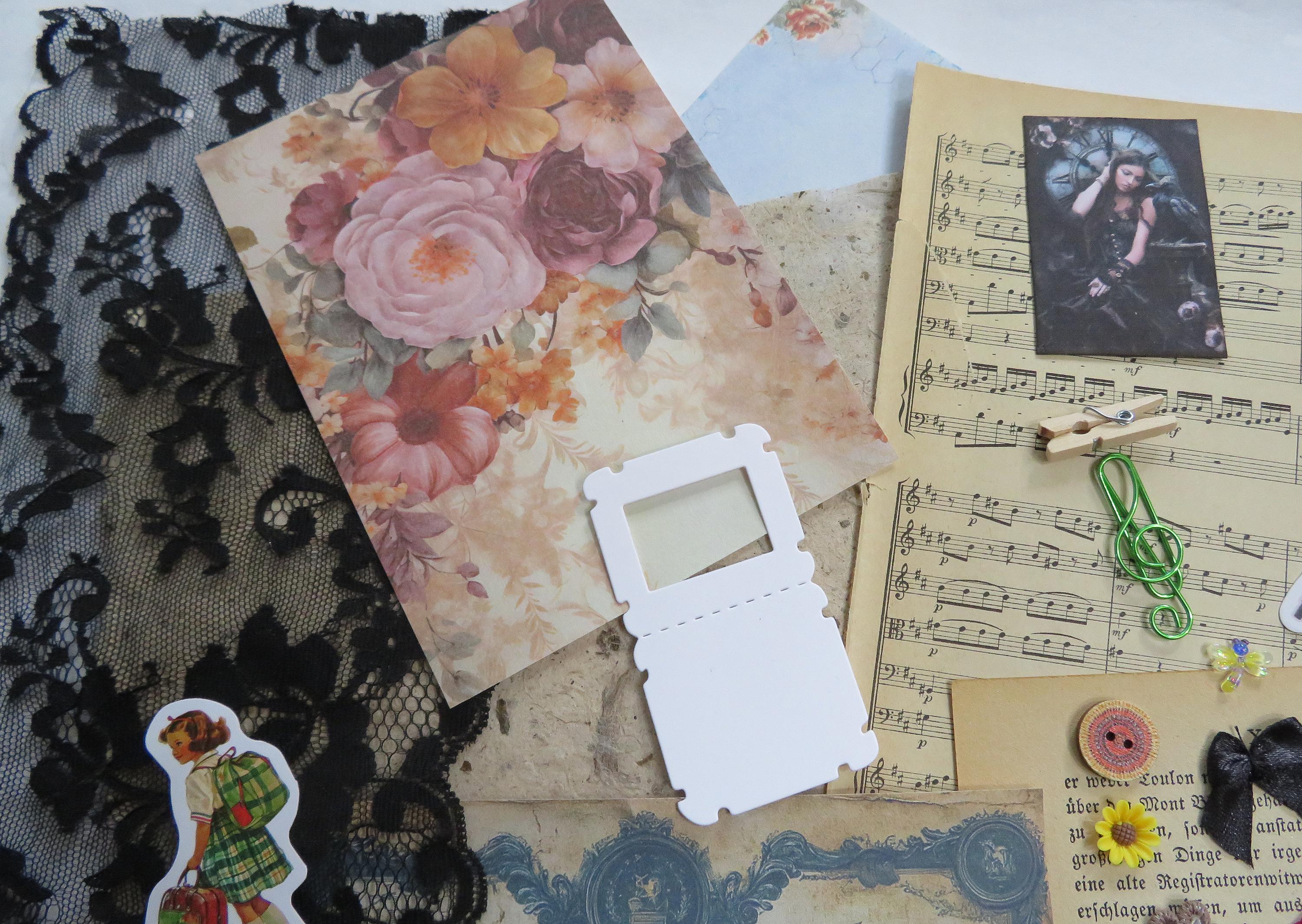 Set Da 120 Fogli Di Carta Vintage Per Decoupage E Scrapbooking – 4 Serie Retrò 20x14 Cm Per Fai-da-te E Decorazioni