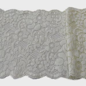 1 m Hochwertige Spitze bi-elastisch 15 cm breit, Ephemera, Scraps, Embellishment, Junk Journal, Scrapbooking
