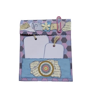 Flip Down Handmade for Junk Journal, Scrapbooking Ephemera Scrapbooking Embellishment