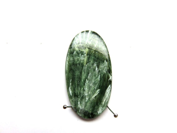 Natural stone untreated genuine gemstone Shattuckit cabochon oval 37,4x27,8 mm 61 ct