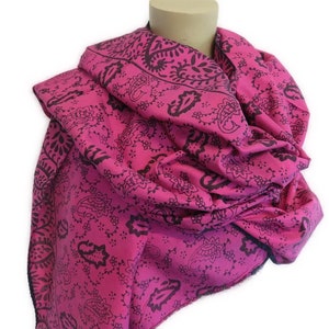 Silk Scarf Silk Cloth Silk Fabric from Saris Upcycling 4 Models