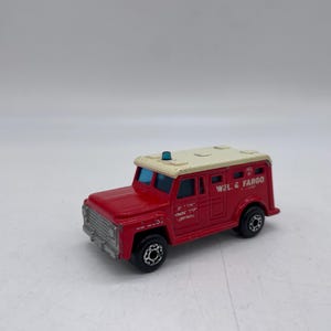 Vintage Matchbox car armored truck 1978 made in England no 96