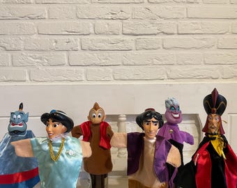 Set de 6 personajes verschillende vintage de Disney hechos a mano