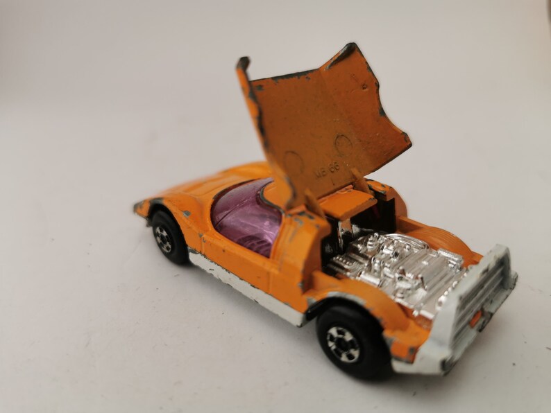 orange Lesney Products Matchbox Superfast Mazda RX500 No.66-1971