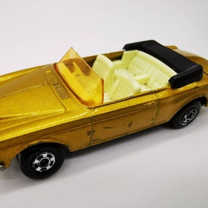 Rare Vintage 1969 Matchbox Rolls Royce silver Shadow coupe