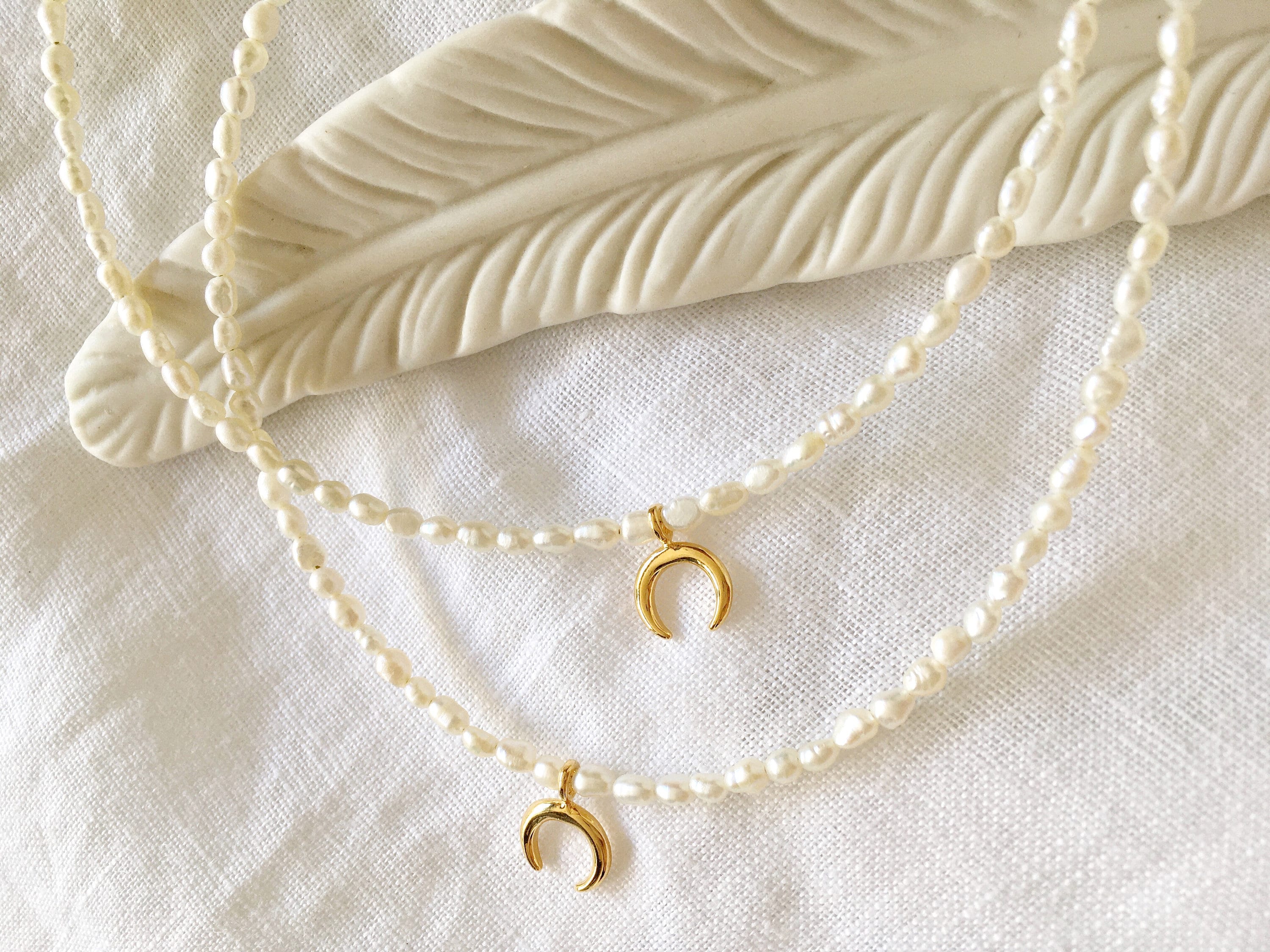 Tiny Pearl Necklace Pearl Choker With 