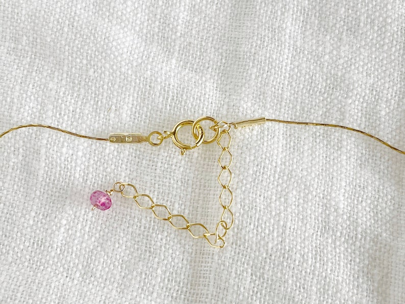 Everyday Jewelry Tiny Gemstone Dainty Necklace Clover Gold Necklace Crystal Flower Necklace Pink Quartz Necklace Choker Gift for Her