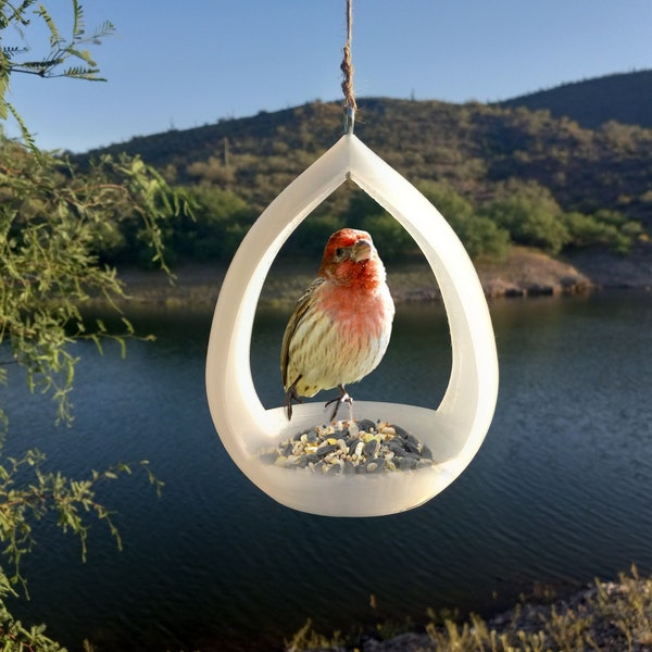 Rain Drop Hanging Bird Feeder