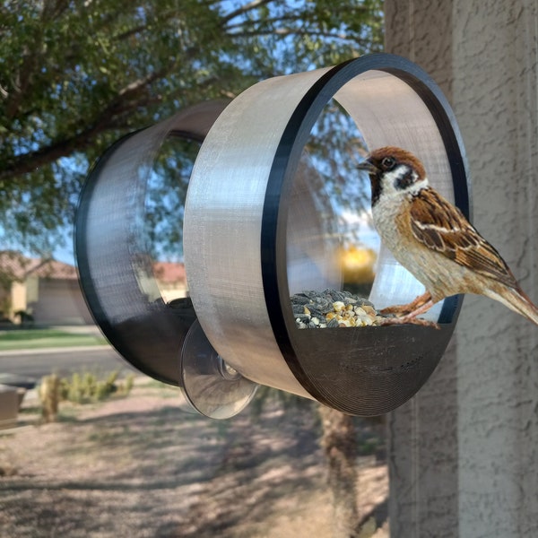Window Bird Feeder Etsy