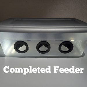 Quail Feeder Box | PreAssembled | 6 Ports | Made in USA