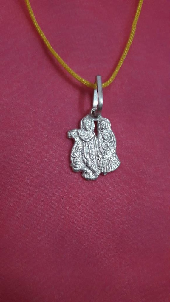 Handmade Pendant Sterling Silver Deity 