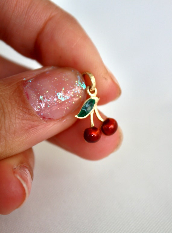 送料税込【AMY O】Cherry Charm Pendant 14K☆チャーム ♪国内発 送料税込【AMY O】Cherry Charm Pendant 14K☆チャーム ♪国内発