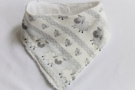 Bib Baby Girl Sheep Pattern Bib Mockup Bib For Babies Etsy