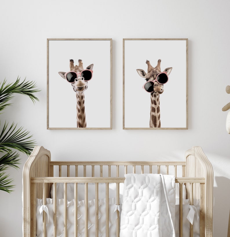 Funny Giraffe Print Instant Download Giraffe Wall Art - Etsy