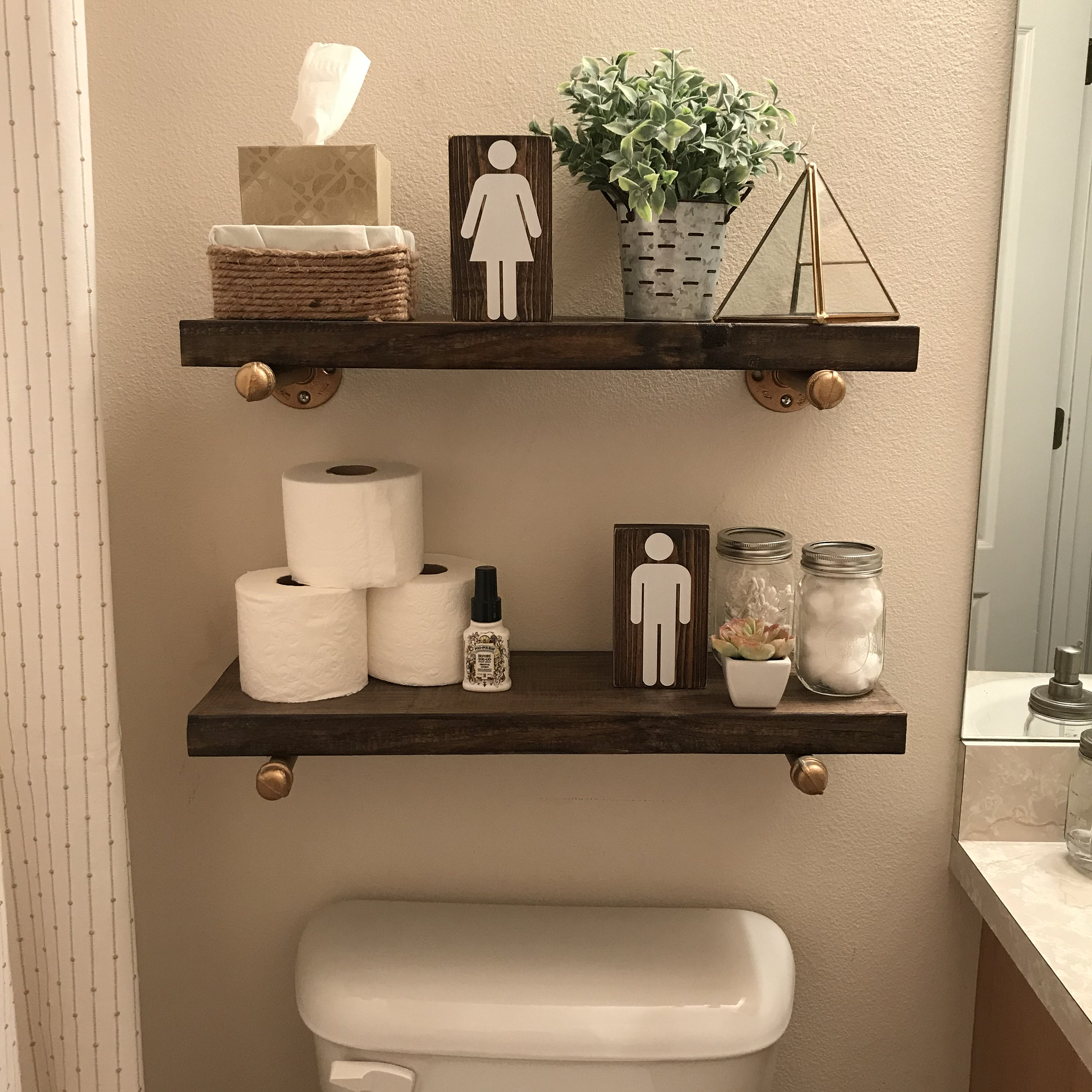 2er Set Schilder Badezimmer Holz Schilder Seine/Hers | Etsy