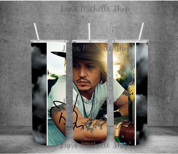 Johnny Depp Johnny Depp PNG Johnny Depp Tumbler Wrap - Etsy