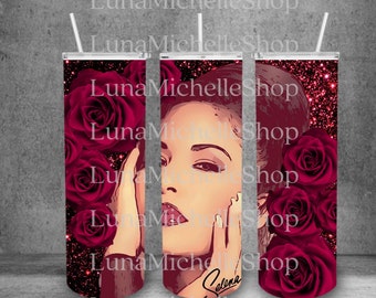 Selena Quintanilla PNG, Selena PNG, Selena Sublimation File, Selena Tumbler Wrap, PNG Files, Sublimation Wrap, Selena, Flower png