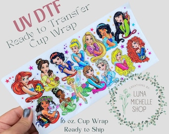 UV DTF | UV Transfers | Uv Wraps | Permanent Decals | Libbey Cup Wrap | Ready to Ship| Cute Cup Wrap| Girly Decals| Custo Cups|Ready to Appl