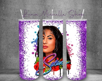 Selena, PNG, Selena Tumbler Wrap, Selena Sublimation, PNG Files, Selena Wrap
