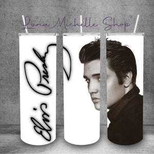 Elvis PNG, Tumbler Wrap, Sublimation Wrap, PNG-Dateien, Sublimationsbild, Tumbler Wrap