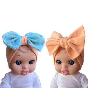 Preemie Bow Headband Bundle, Set of 2, NICU Care Package, NICU Baby Gift, Preemie Baby Gift, Preemie Bow, NICU Bow, Preemie Clothes