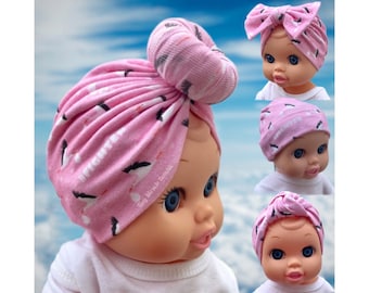 Micro Preemie Girl Beanie, NICU Preemie Hats, Micro Preemie Headbands, Micro preemie Turban Hat, Micro preemie Gifts, Preemie Baby Gift
