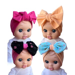 Preemie Bow Headband Bundle, Set of 4, NICU Care Package, NICU Baby Gift, Preemie Baby Gift, Preemie Headband, Preemie Girl Clothes for NICU