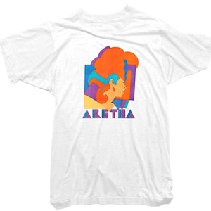 Aretha Franklin T-Shirt - Milton Glaser Poster Tee - Officially Licensed