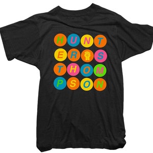 Hunter S Thompson T Shirt   Macro Dot T Shirt   Officially Licensed