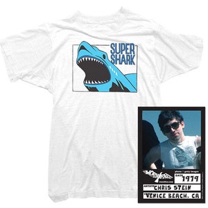 Blondie T-Shirt - Super Shark Tee worn by Chris Stein - Officially Licensed