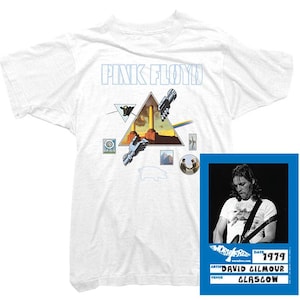 Pink Floyd Mens T-Shirt - Albums Tee worn by David Gilmour - Officially Licensed