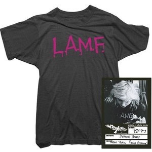 Blondie T-Shirt -  LAMF Tee worn by Debbie Harry - Officially Licensed