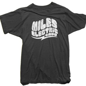 Miles Davis Womens T-Shirt - Miles Electric Drum Tee - Officially Licensed - Organic Cotton