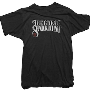 Hunter S Thompson T Shirt   The great shark hunt T Shirt   Officially Licensed