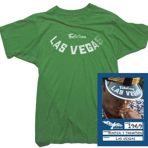 Hunter S Thompson T Shirt   Fabulous Las Vegas T Shirt   Officially Licensed