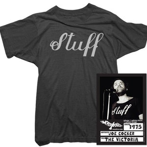 Joe Cocker Mens T-Shirt - Stuff Tee worn by Joe Cocker - Officially Licensed