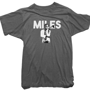 Miles Davis Mens T-Shirt - Miles Scarf Tee - Officially Licensed