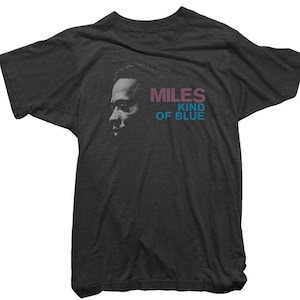 Miles Davis Womens T-Shirt - Kind of Blue Tee - Officially Licensed - Organic Cotton