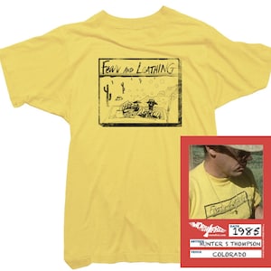 Hunter S Thompson T Shirt Fear and Loathing Camiseta con licencia oficial