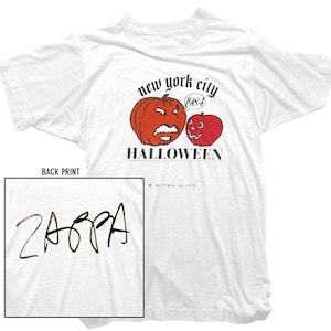 Frank Zappa Mens T-Shirt - Halloween 1984 Tee - Officially Licensed