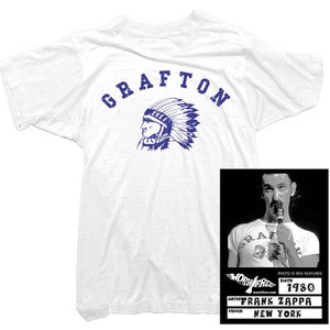 Frank Zappa Herren T-Shirt - Grafton Tee getragen von Frank Zappa - offiziell lizenziert