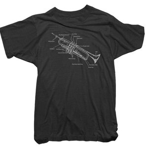 Miles Davis Womens T-Shirt - Trumpet Parts Tee - Officially Licensed - Organic Cotton