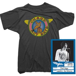 Frank Zappa Herren T-Shirt - Charp Hot Ratten Tee getragen von Frank Zappa - offiziell lizenziert