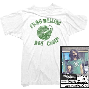 Frank Zappa Herren T-Shirt - Frosch hohl Tee getragen von Frank Zappa - offiziell lizenziert