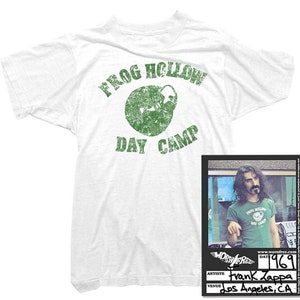 Frank Zappa Womens T-Shirt - Frosch hohl Tee getragen von Frank Zappa - offiziell lizenziert - Bio-Baumwolle
